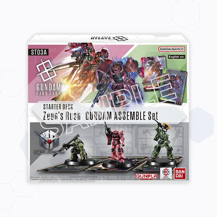 Gundam Card Game - Assemble Set - Starter Deck 03 [ST03A] Zeon's Rush - Preventa-Kantocards
