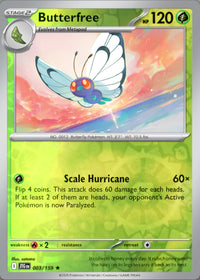Butterfree Journey Together 