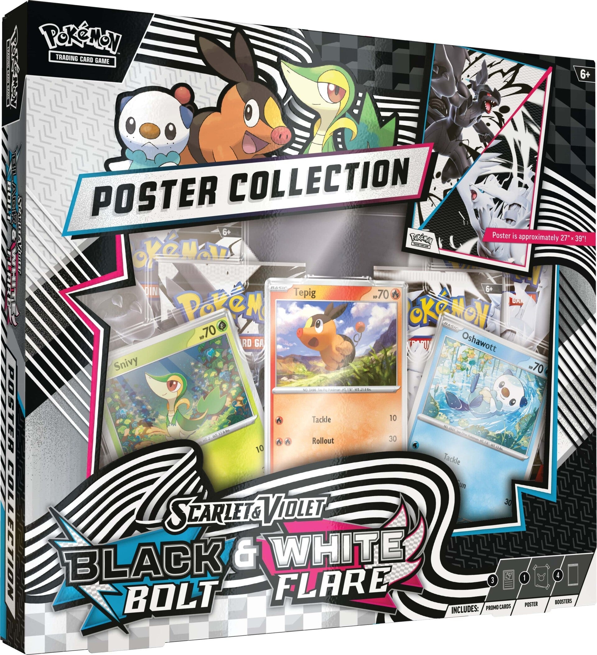 Black Bolt & White Flare - Unova Poster Collection-Kantocards