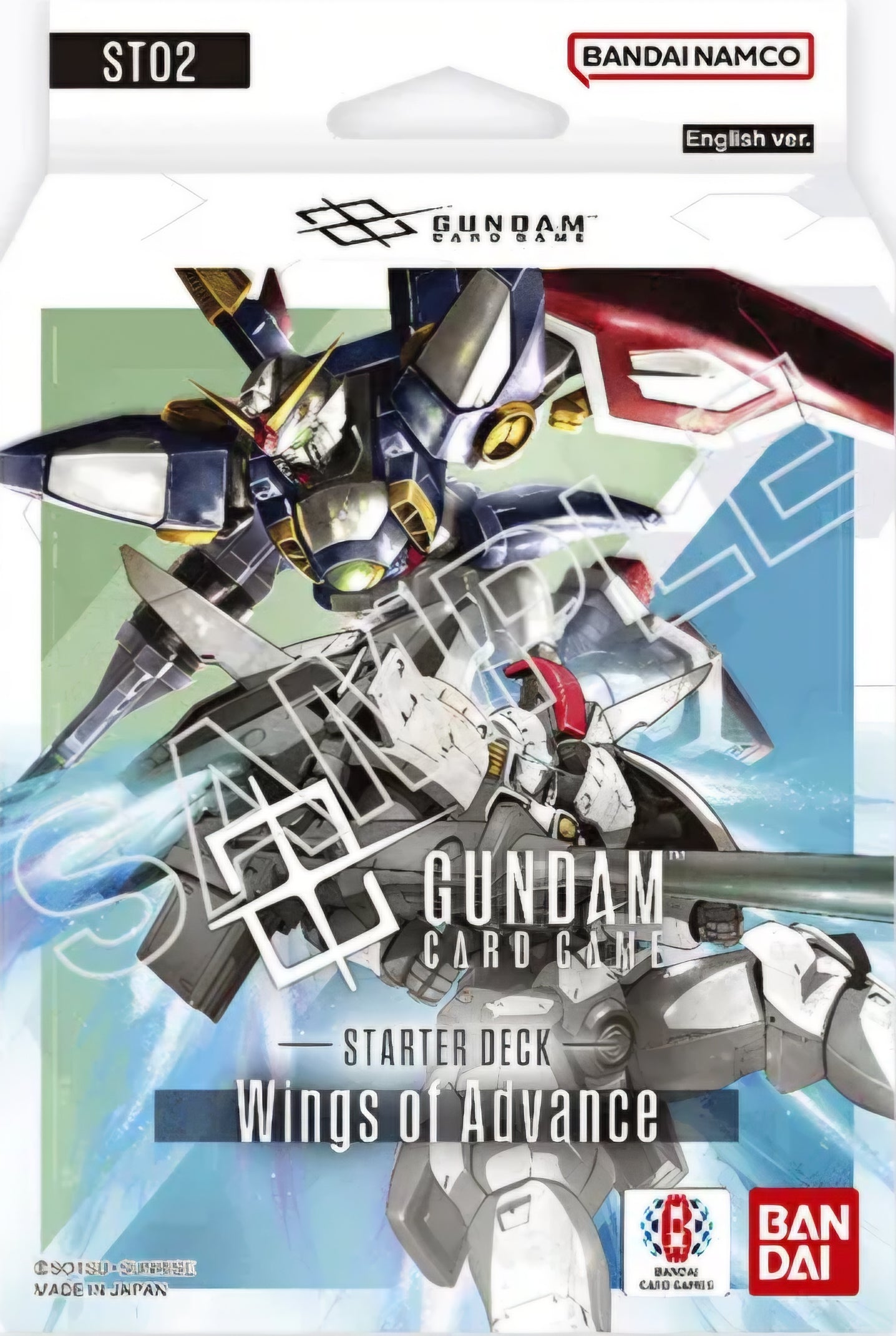 Gundam Card Game - Starter Deck 02 [ST02] Wings of Advance - Preventa-Kantocards