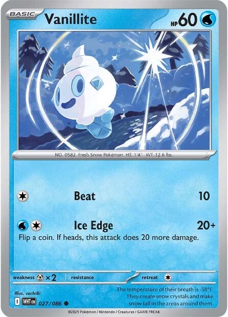 Vanillite 027/086 - Common - Reverse Holo
