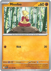 Mienfoo 052/086 - Common - Reverse Holo-Kantocards