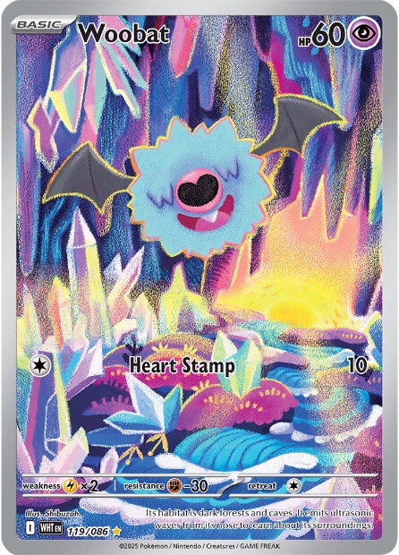 Woobat 119/086 - Illustration Rare