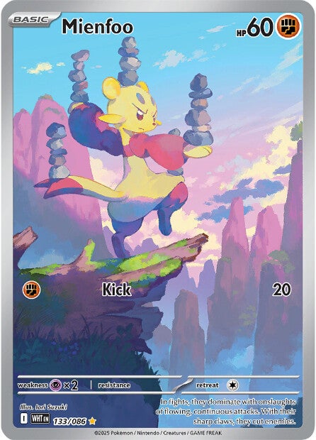 Mienfoo 133/086 - Illustration Rare