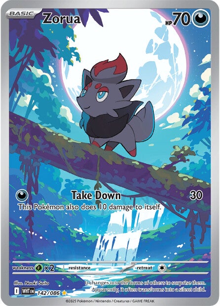Zorua 142/086 - Illustration Rare