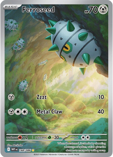 Ferroseed 148/086 - Illustration Rare