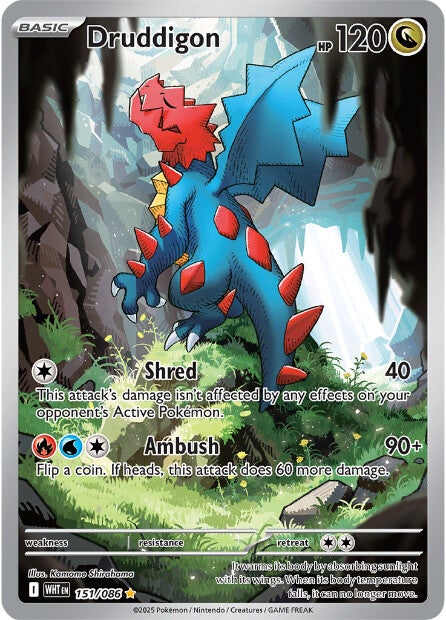 Druddigon 151/086 - Illustration Rare