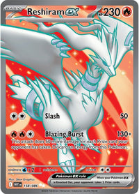 Reshiram ex 158/086 - Ultra Rare-Kantocards