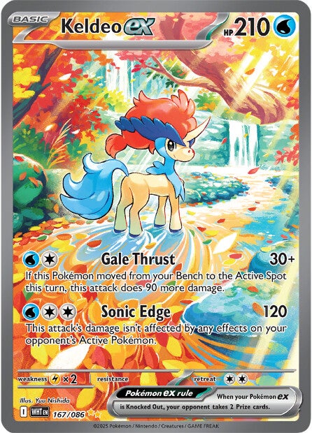Keldeo ex 167/086 - Special Illustration Rare (Español)
