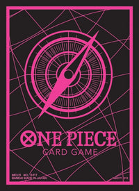 One Piece TCG Official Sleves 6 - Black & Pink-Kantocards