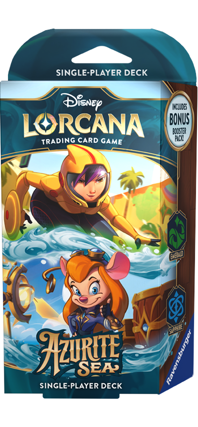 Lorcana - Azurite Sea - Starter Deck (Sapphire/Emerald)