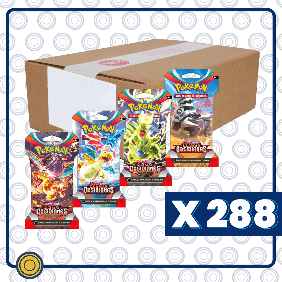 CASE Sleeved Booster - Obsidian Flames - ESPAÑOL