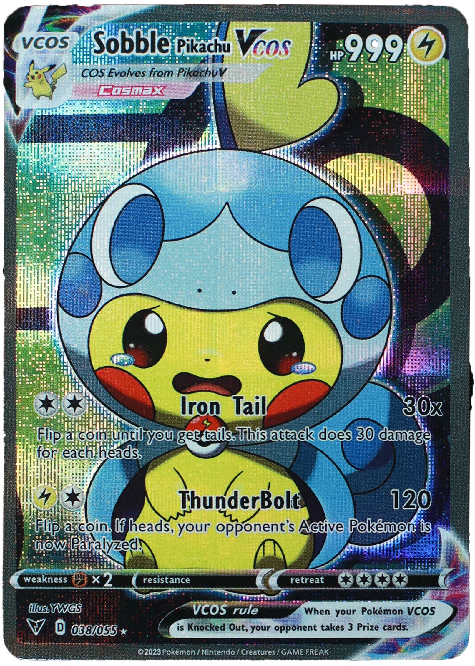 Pikachu Soble (Carta custom no original)