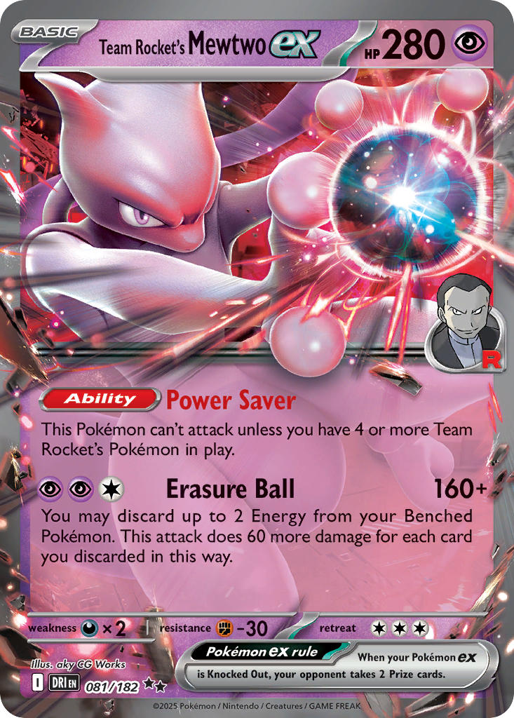 Team Rocket's Mewtwo ex - League Battle Deck