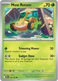 Mow Rotom 009/182 - Common - Reverse Holo-Kantocards