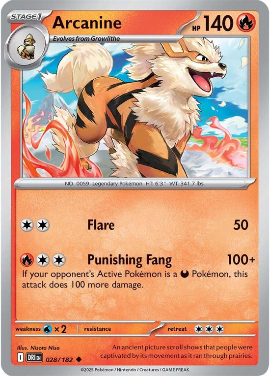 Arcanine 028/182 - Uncommon