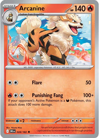 Arcanine 028/182 - Uncommon - Reverse Holo-Kantocards