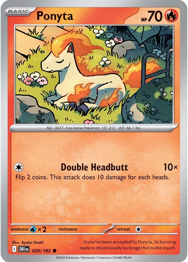 Ponyta 029/182 - Common - Reverse Holo