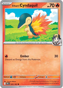Ethan's Cyndaquil 032/182 - Common - Reverse Holo-Kantocards