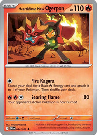 Hearthflame Mask Ogerpon 044/182 - Uncommon-Kantocards