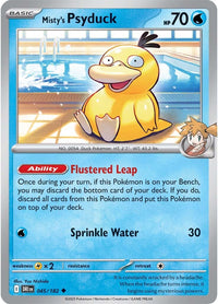 Misty's Psyduck 045/182 - Uncommon - Reverse Holo-Kantocards