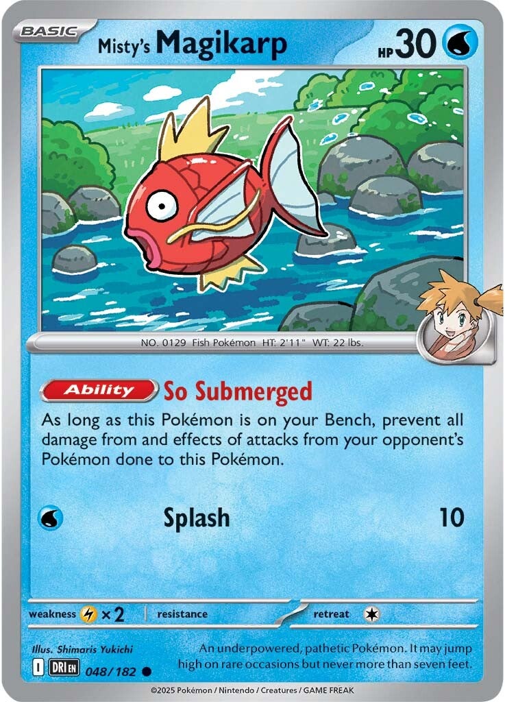 Misty's Magikarp 048/182 - Common
