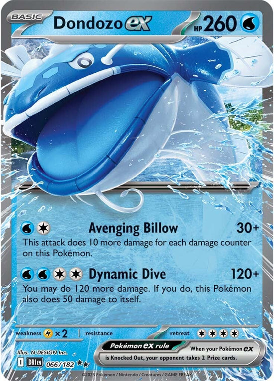 Dondozo ex 066/182 - Double Rare