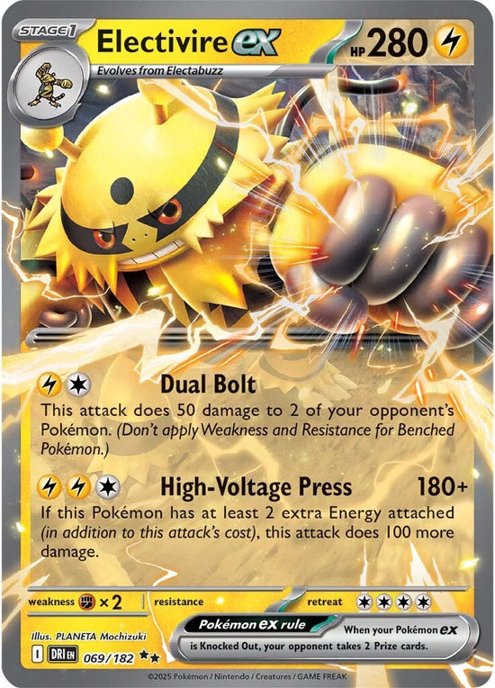 Electivire ex 069/182 - Double Rare (español)