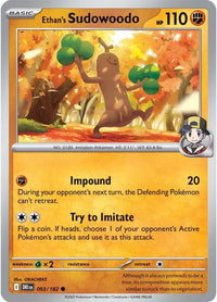 Ethan's Sudowoodo 093/182 - Common-Kantocards