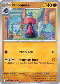 Probopass 098/182 - Uncommon - Reverse Holo-Kantocards