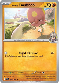 Arven's Toedscool 109/182 - Common - Reverse Holo-Kantocards