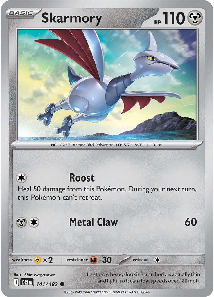 Skarmory 141/182 - Common - Reverse Holo