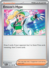 Emcee's Hype 163/182 - Common - Reverse Holo-Kantocards