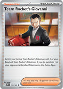 Team Rocket's Giovanni 174/182 - Uncommon - Reverse Holo-Kantocards