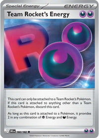 Team Rocket's Energy 182/182 - Uncommon-Kantocards