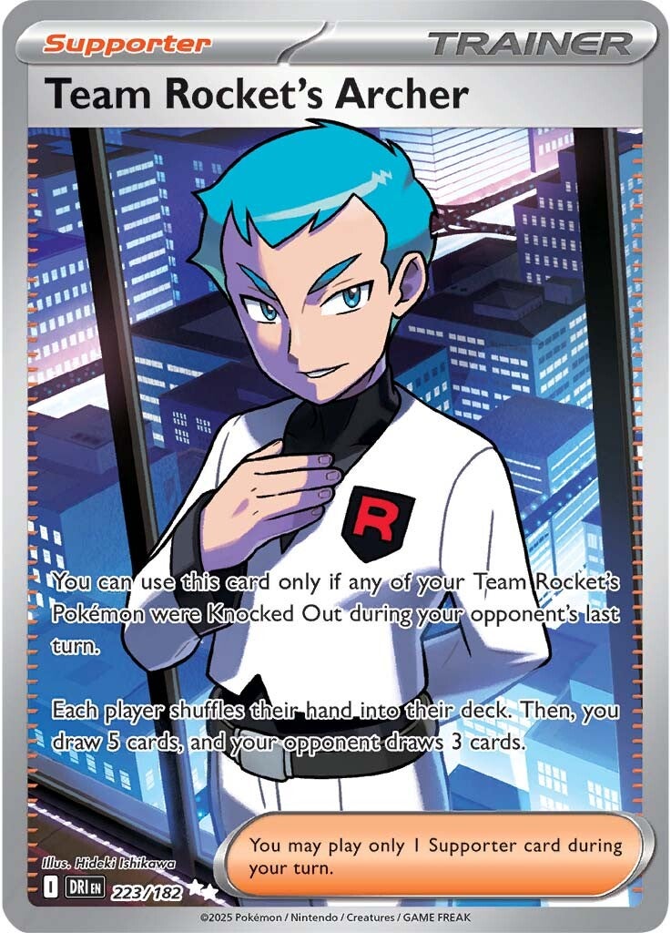 Team Rocket's Archer 223/182 - Ultra Rare-Kantocards