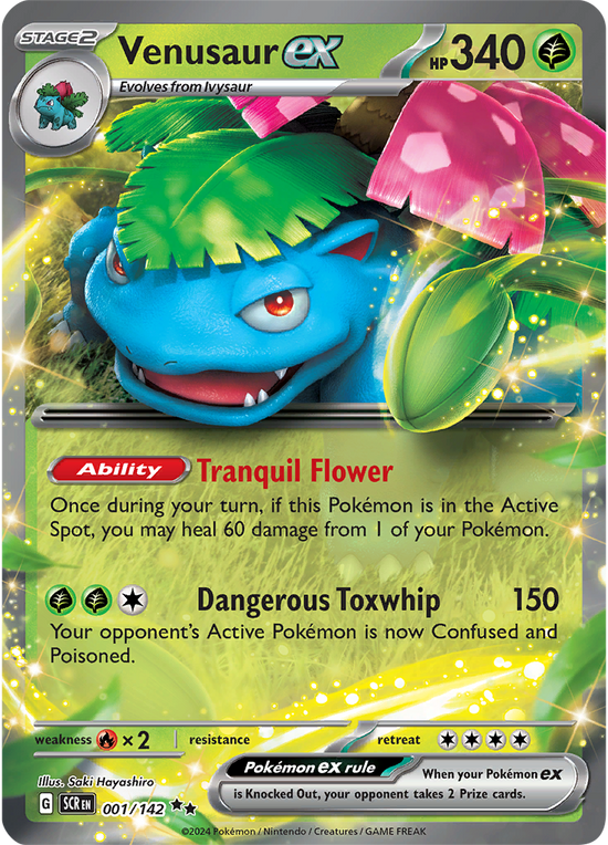 Venusaur ex 001/142 - Double Rare