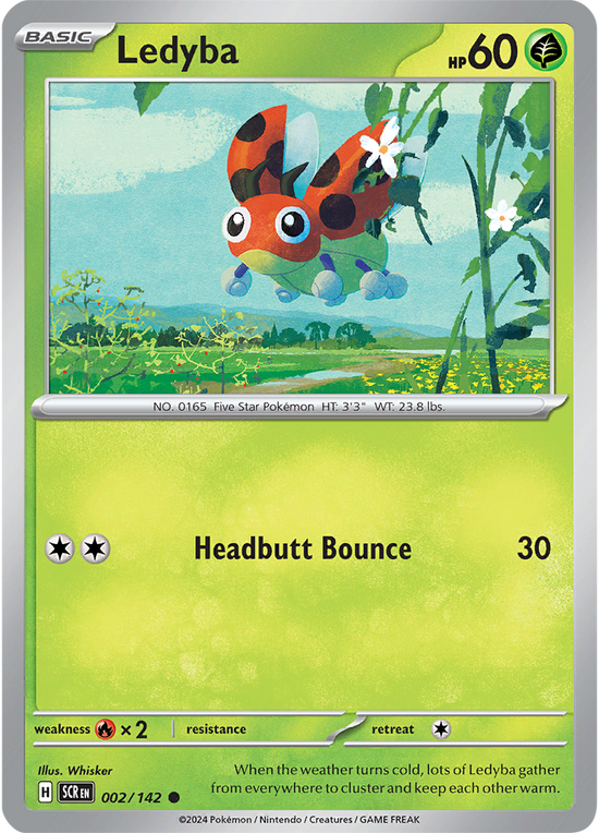 Ledyba 002/142 - Common - Reverse Holo