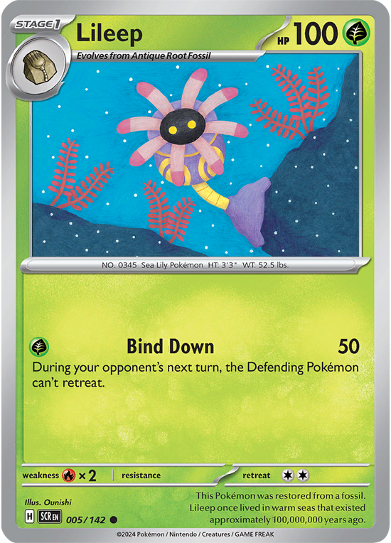 Lileep 005/142 - Common - Reverse Holo