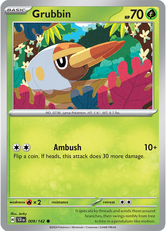 Grubbin 009/142 - Common - Reverse Holo