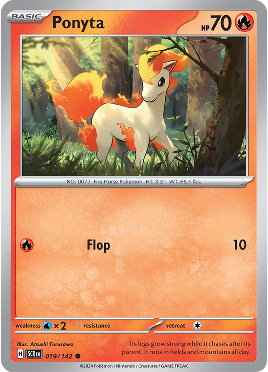Ponyta 019/142 - Common - Reverse Holo