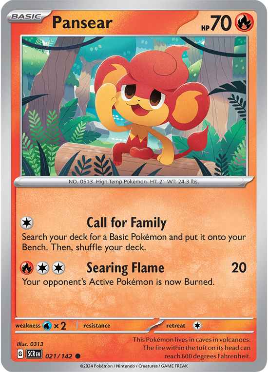 Pansear 021/142 - Common - Reverse Holo