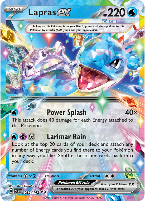 Lapras ex 032/142 - Double Rare