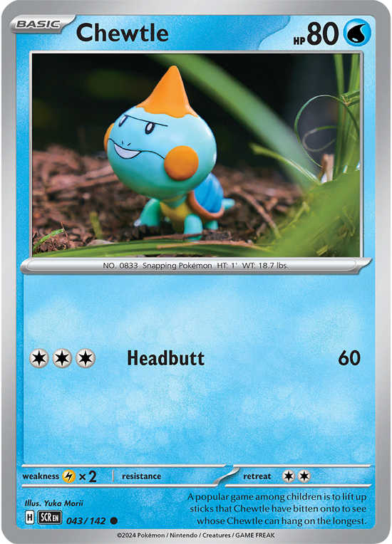 Chewtle 043/142 - Common
