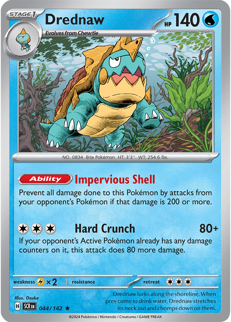 Drednaw 044/142 - Rare - Holo