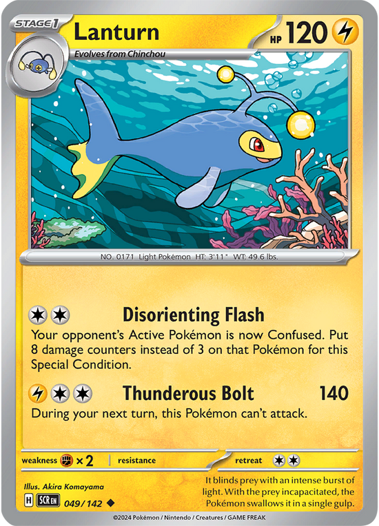Lanturn 049/142 - Uncommon - Reverse Holo