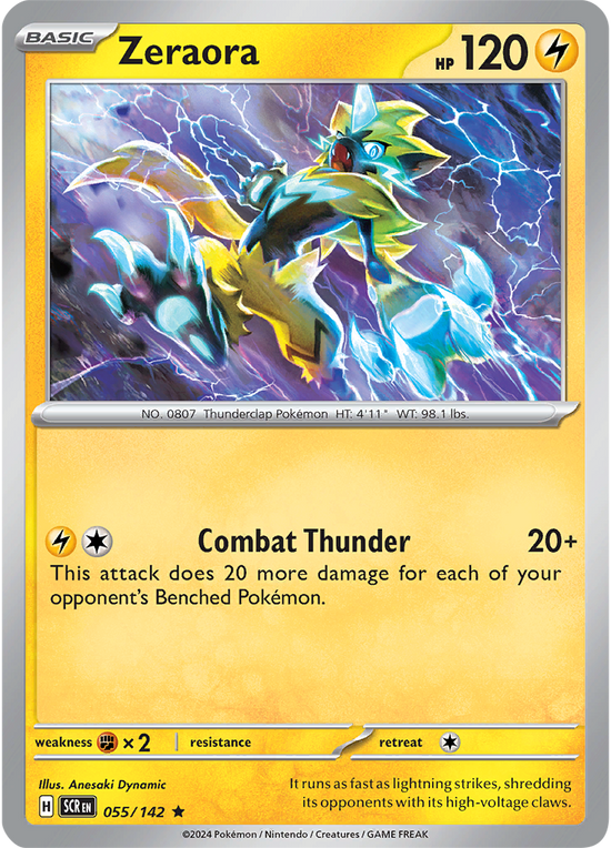 Zeraora 055/142 - Rare - Reverse Holo