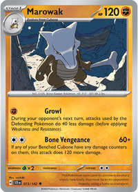 Marowak 073/142 - Uncommon-Kantocards