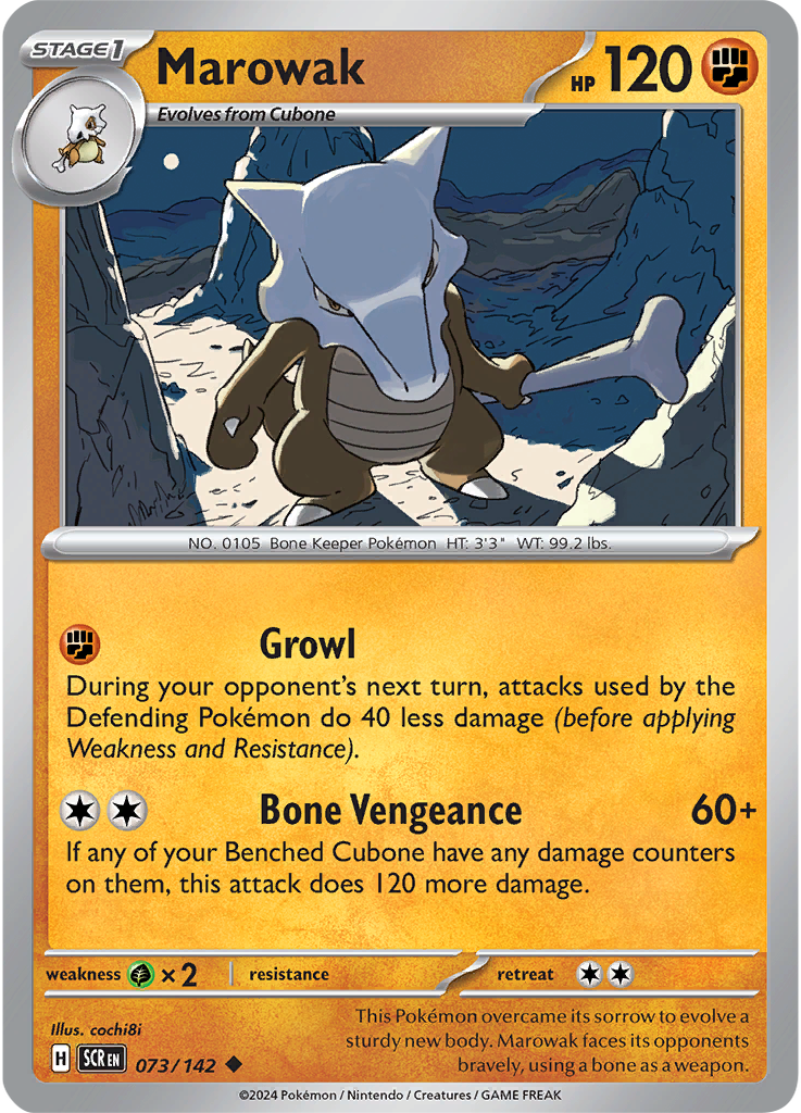 Marowak 073/142 - Uncommon - Reverse Holo