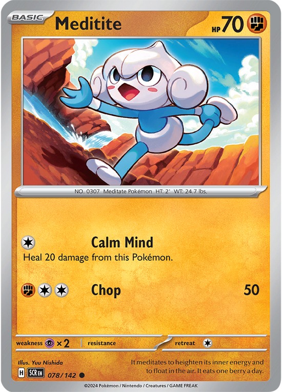 Meditite 078/142 - Common - Reverse Holo